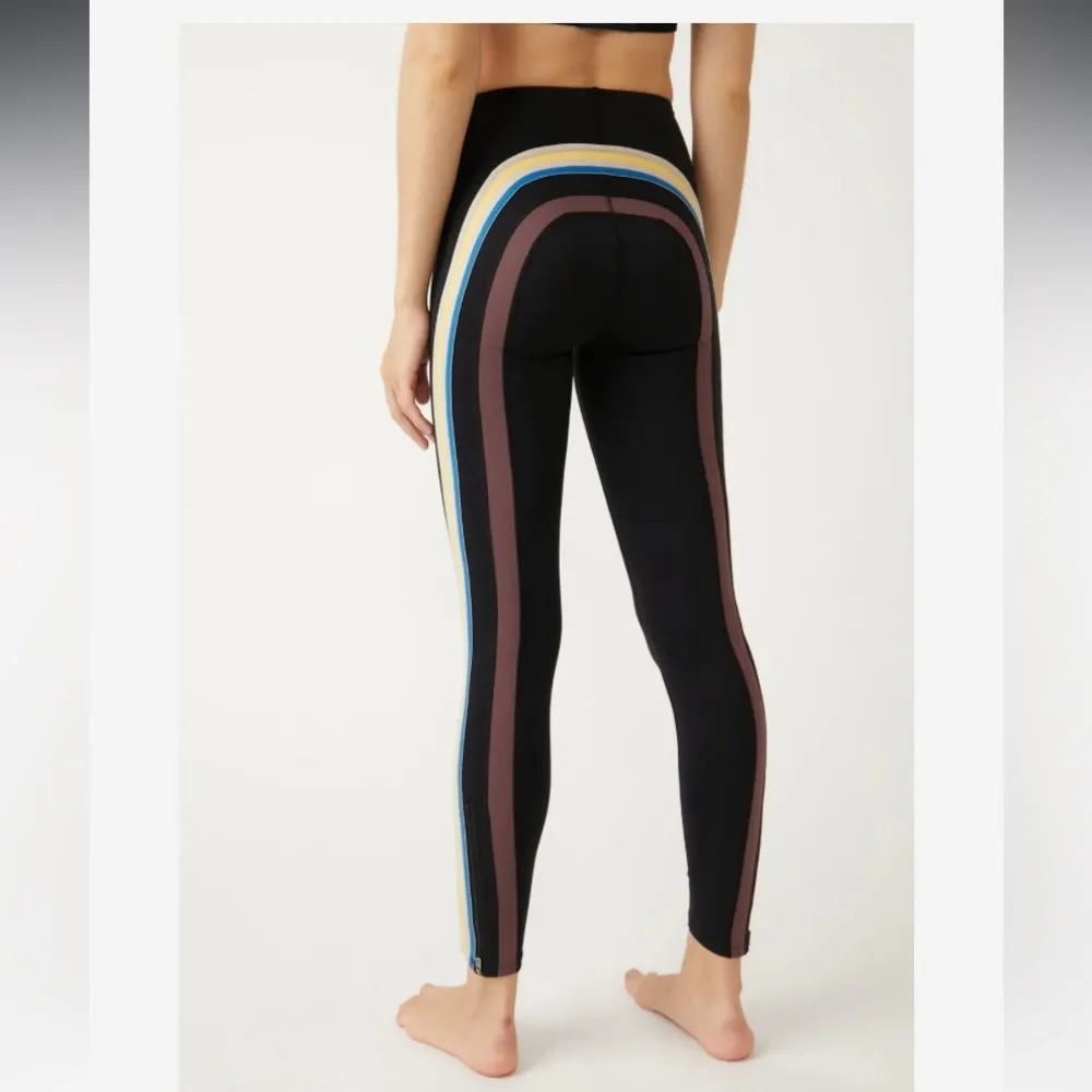 FP Movement Women's Free People Run spring Legging colorful striped NWOT $118 - Image 3