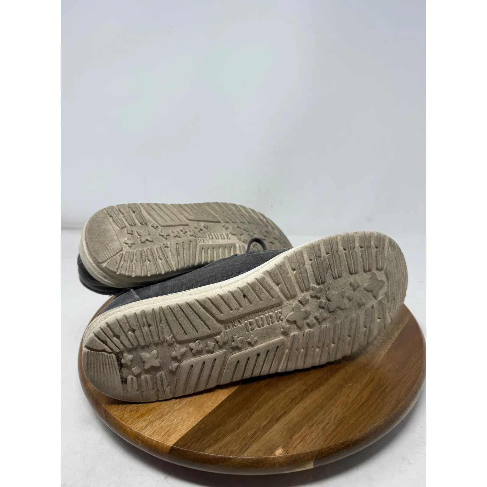 Hey‎ Dude Wendy Chambray Off Black Slip On Loafer Shoes Size 9 Womens - Image 9