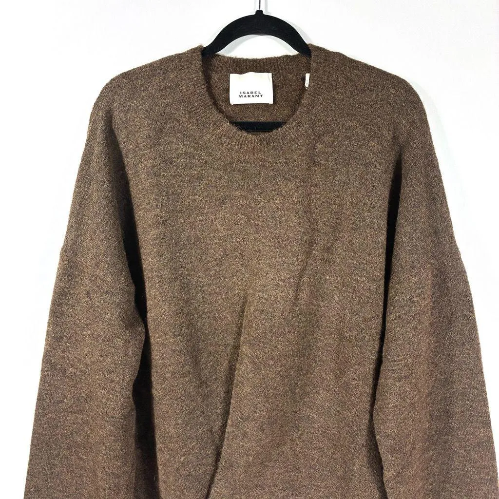 Isabel Marant Kingston Crewneck Sweater Bronze Alpaca Wool Blend US 10 FR 42 NWT - Image 12