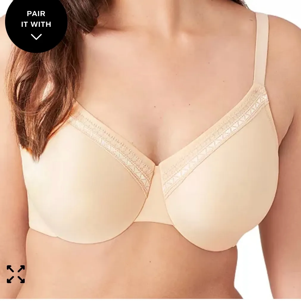 Wacoal Perfect Primer Underwire Bra 855213 Nude Beige Underwire Size 38DDD NWT - Image 2