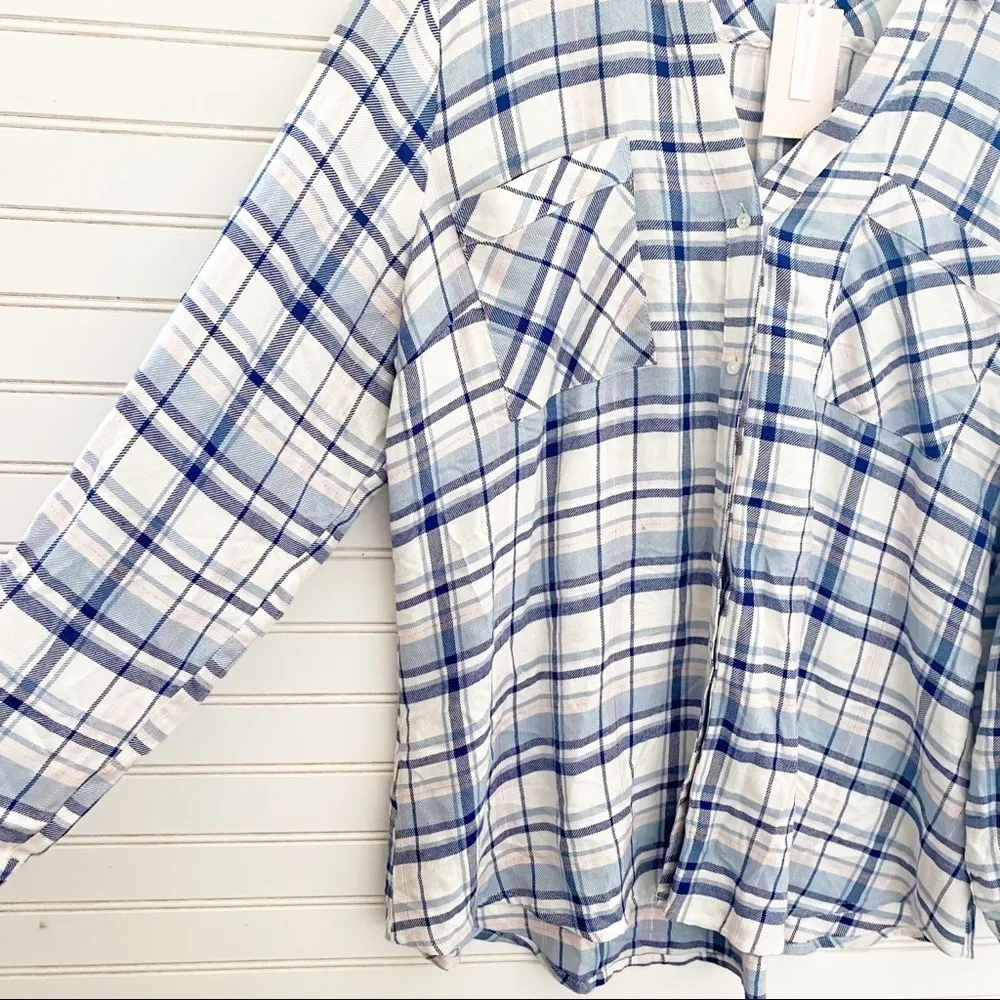 Candie's plaid button Shirt plus Size XXL - Image 7