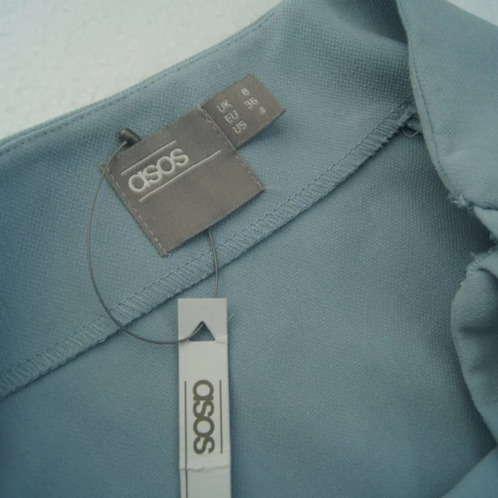 ASOS Light Blue Wrap Skirt - Image 4