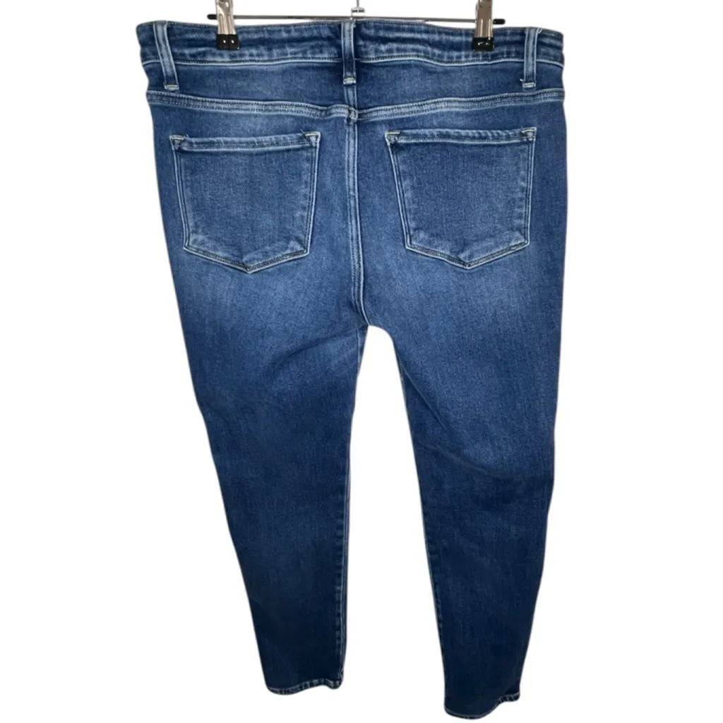 Flying Monkey Medium Wash Mid Rise Denim Skinny Jeans - Image 3