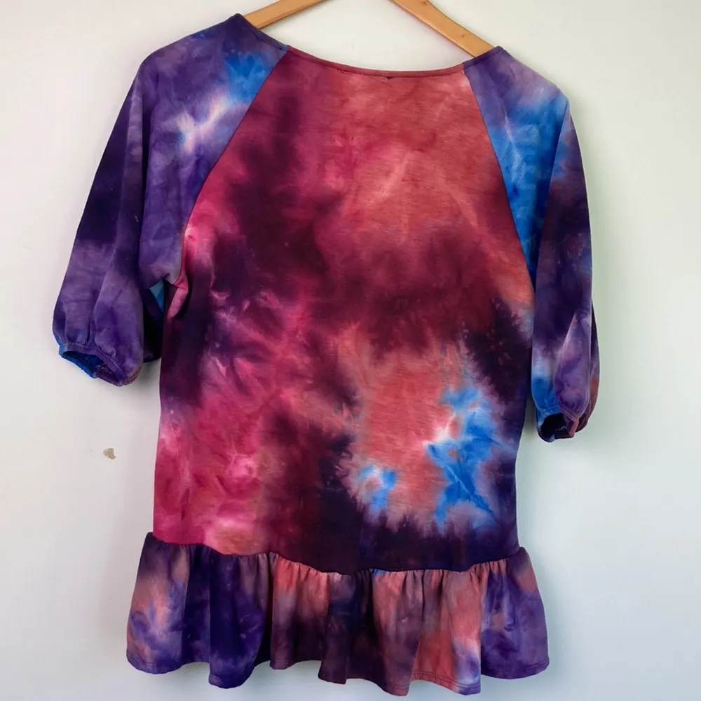 Thyme + Honey| Tie Dye Top sz Med - Image 2