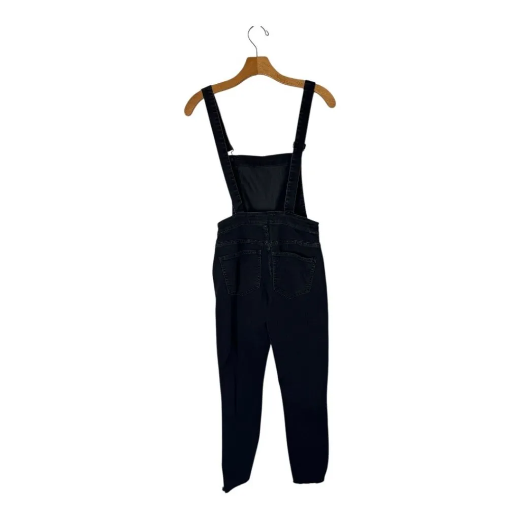 Madewell Overalls Women XS Washed Black‎ Luna Denim Skinny Gothic Grunge Outdoor - Image 4