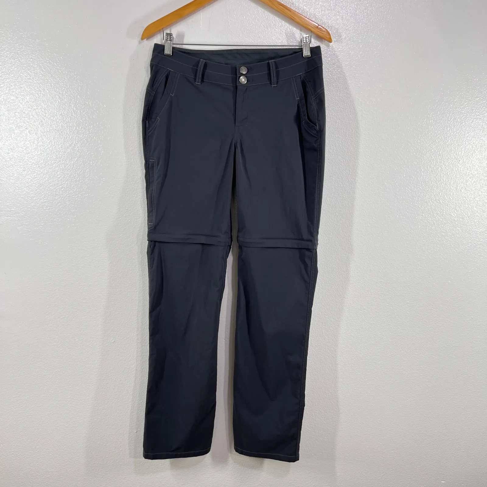 Marmot Kodachrome Women's Convertible Hiking Pants Zip Off Dark Steel Size 6 - Image 2