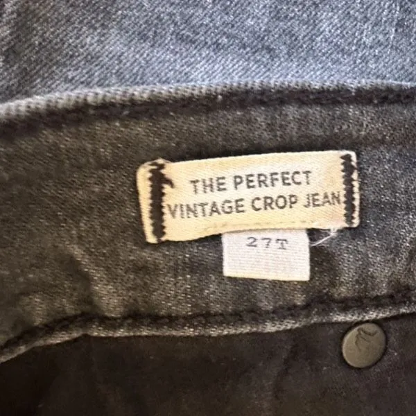 Madewell The Tall Perfect Vintage Crop Jean in Sumner Wash Size 27T - Image 8
