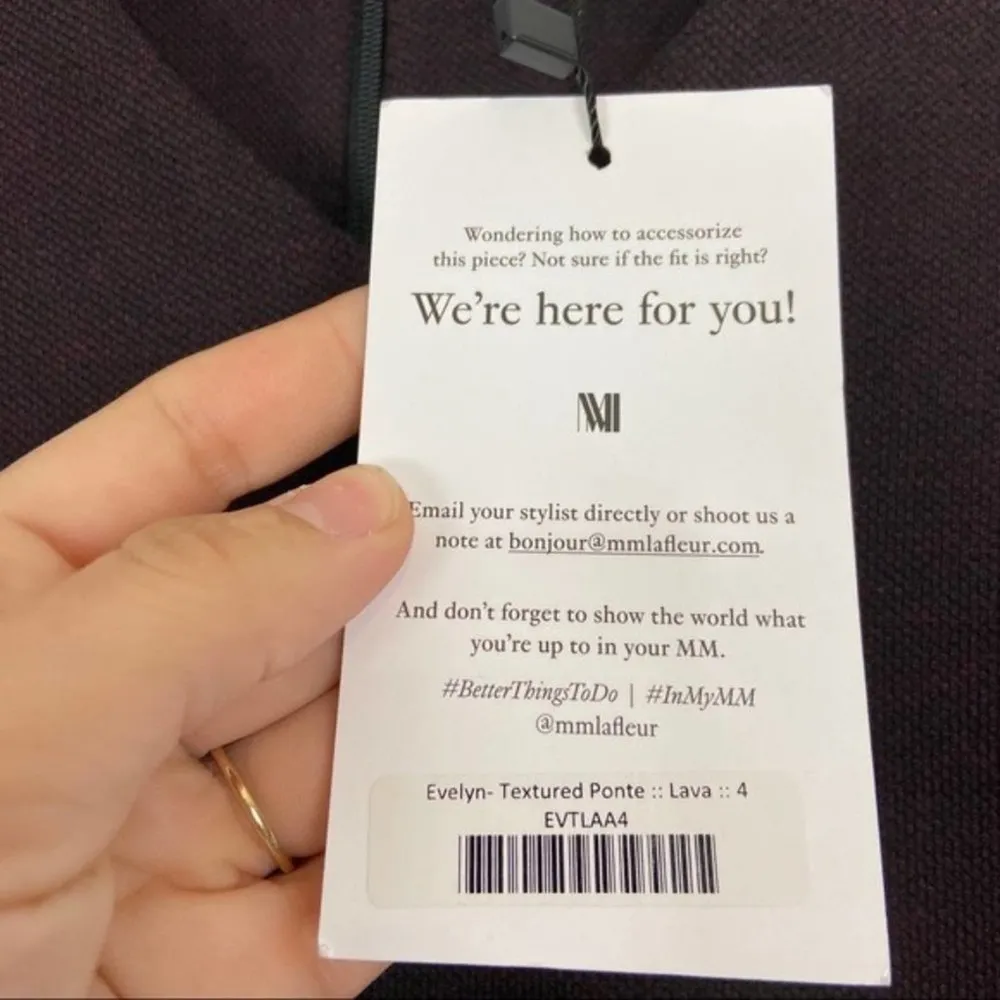 M.M. Lafleur The Evelyn Dress Textured Ponte Dress - Image 32