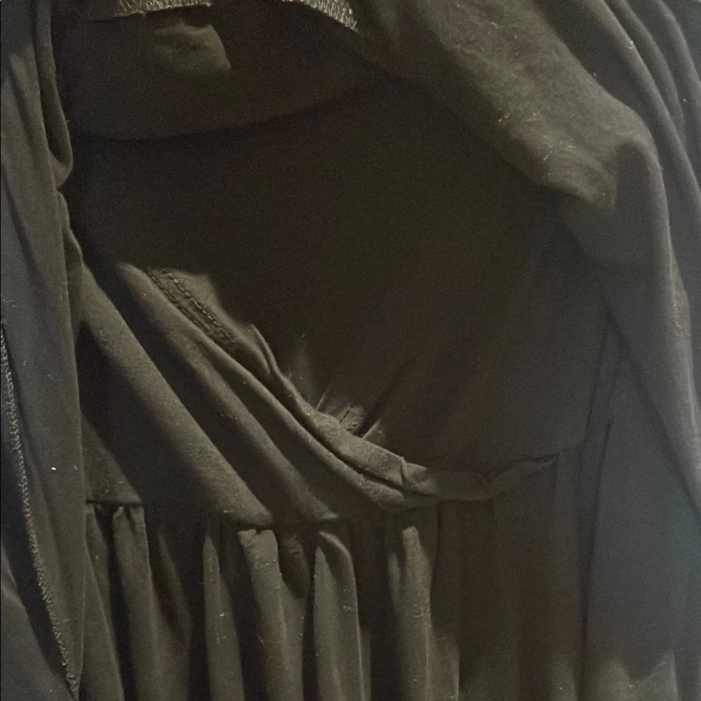 Bearsland Black Spaghetti Strap Midi Nursing Sundress Size undefined - Image 5