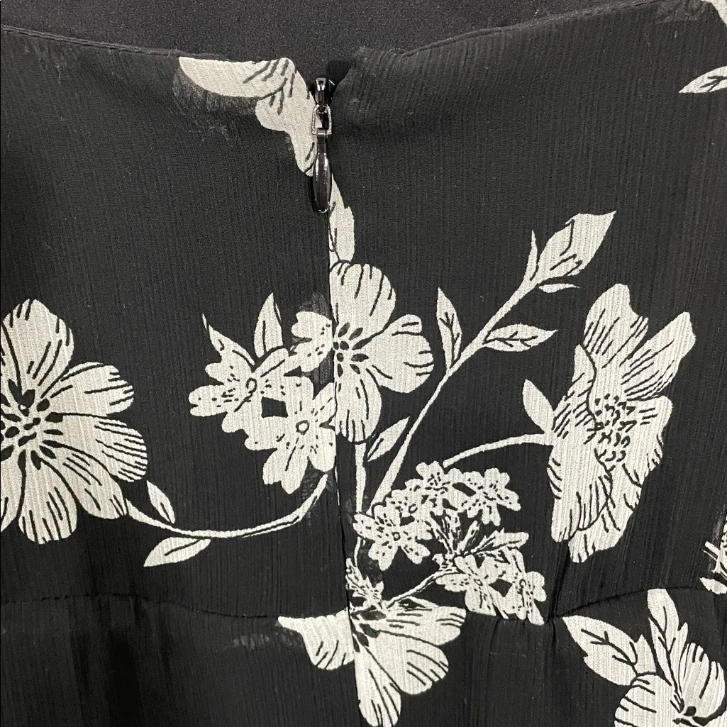 J. Crew Mercantile Black & White Maxi Dress in Daisy Floral - Image 5