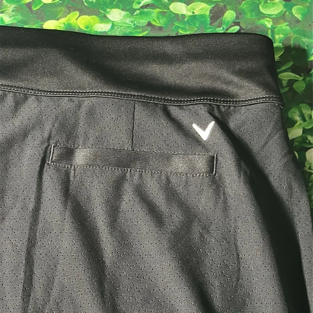 Truesculpt 17" Pull On Golf Black Tennis Skirt Skort Size XXL NEW - Image 15