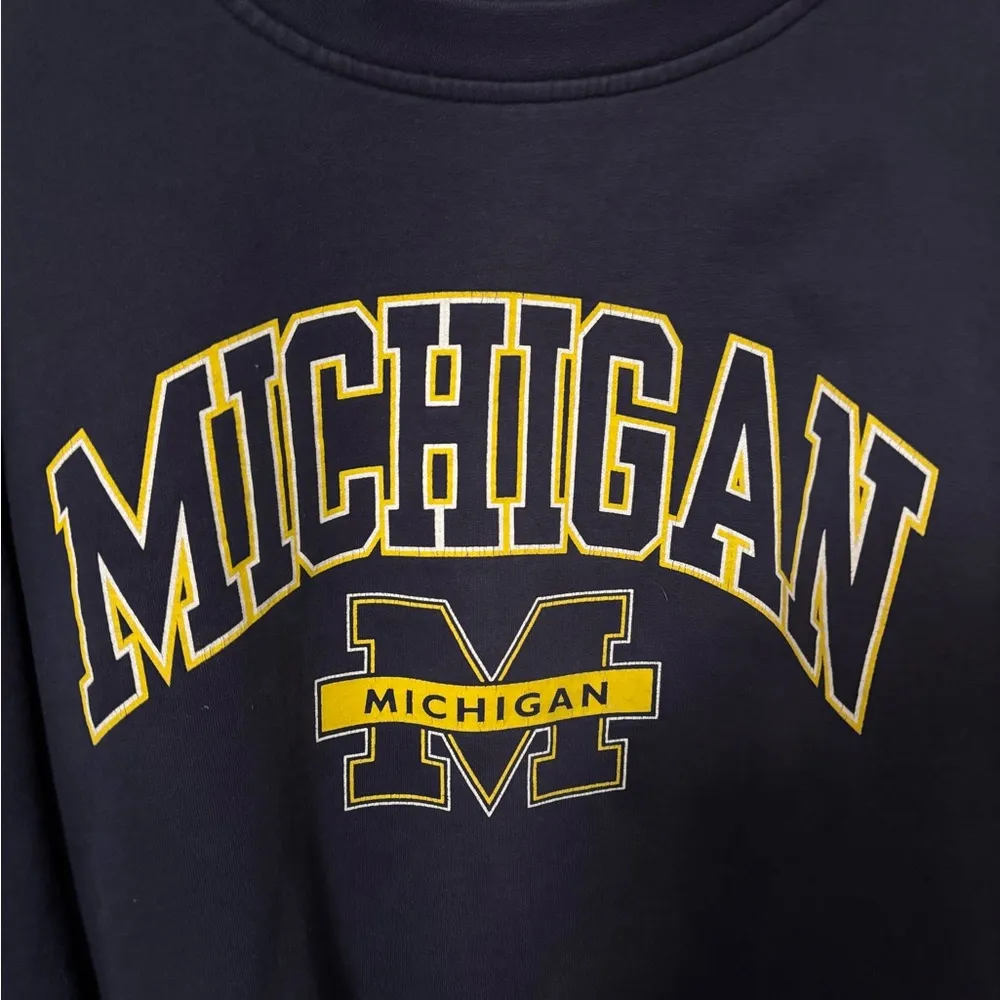 Pro Player Michigan Navy Crewneck Sweater size XL - Image 2