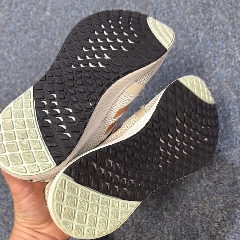 Adidas Edge Lux White Sneakers with Breathable Knit Mesh Women's 7 - Image 8