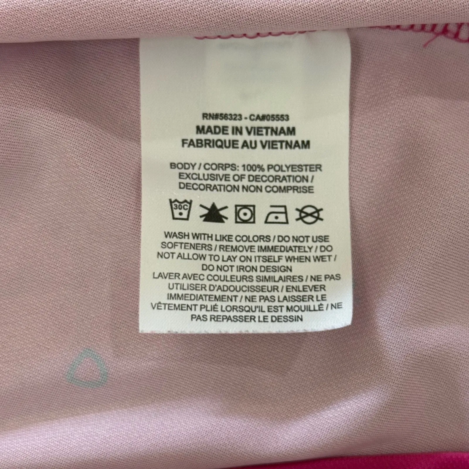 Nike Dri Fit Pink Sleeveless Golf Polo Shirt Women's S Geometric Print - Image 5