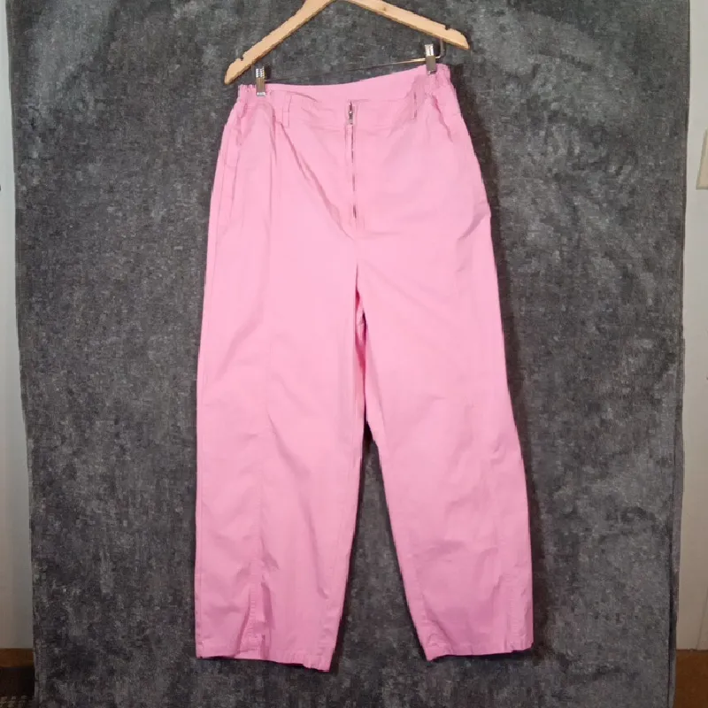 Skims Bubblegum Pink Wide Leg Barrel Like Legs Barbiecore Balletcore Womens L - Image 4