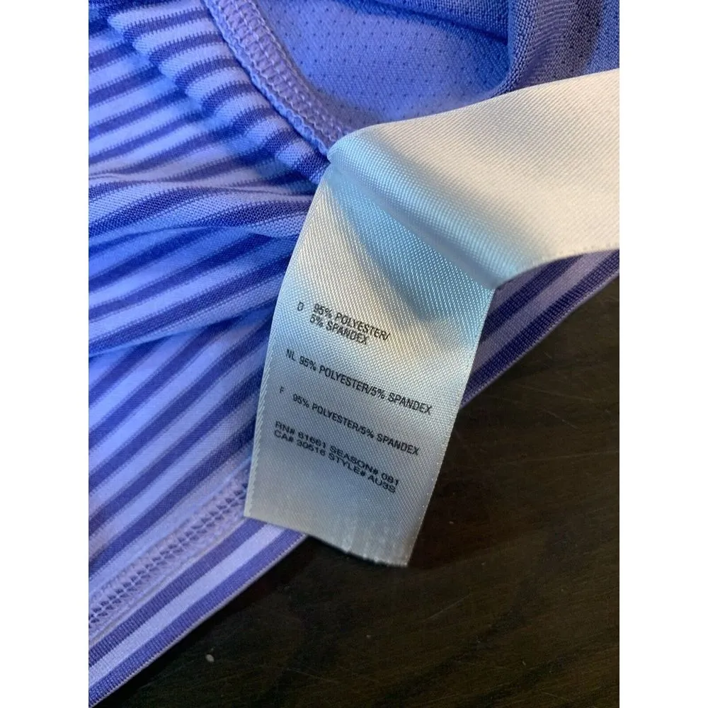 The North Face T Shirt Womens Medium Purple Stripes Outdoorsy Hiking‎ READ - Image 7