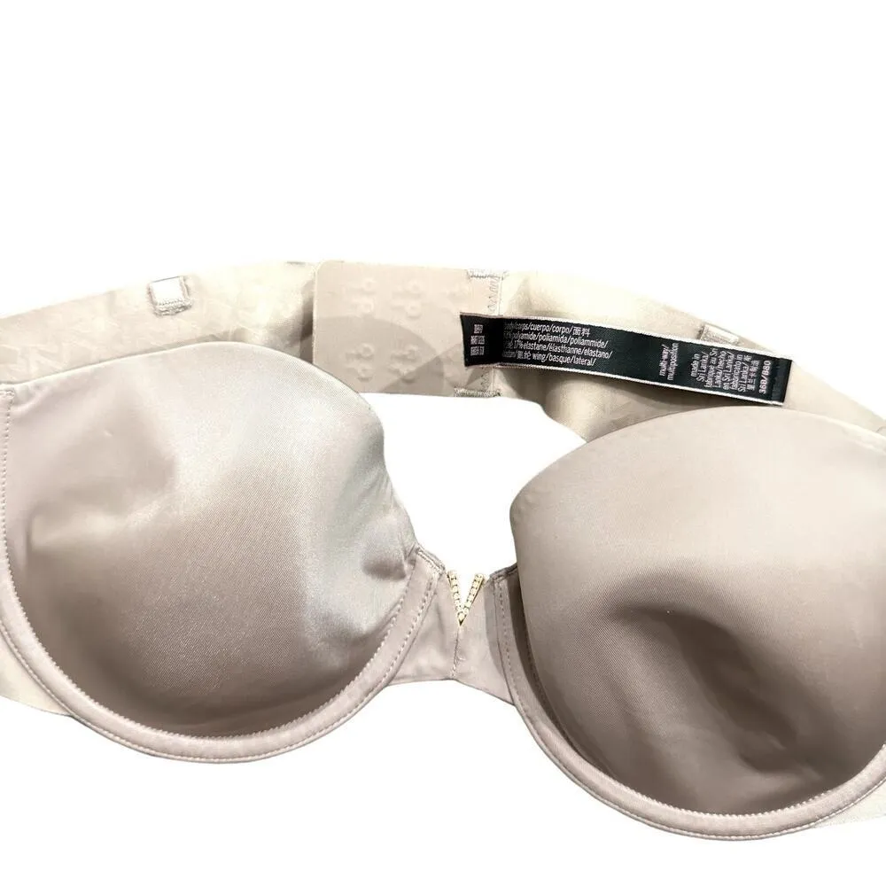 Victoria's Secret Very Sexy Lightly Lined Strapless Bra in Nude, Size 36B​​​ - Image 2