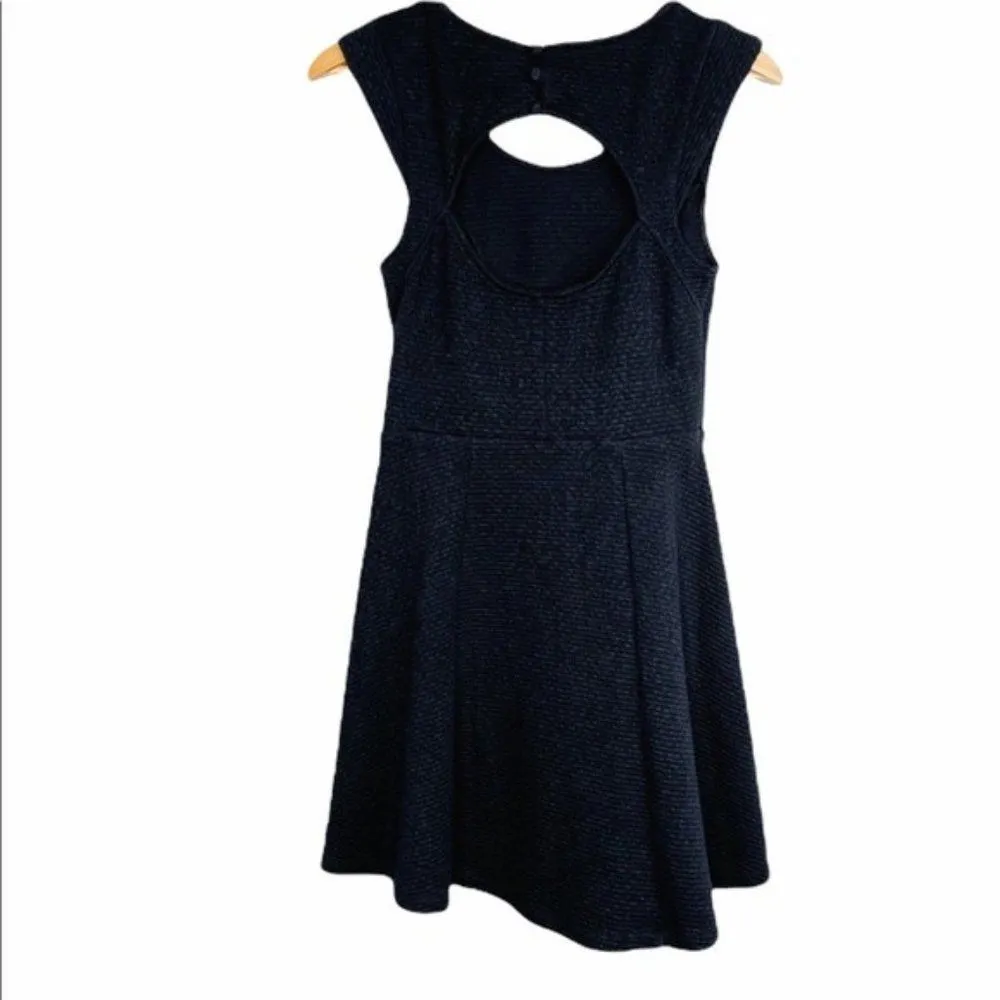 Free People Knit Fit and Flare A-Line Cap Sleeve Open Back Mini Dress - Image 35