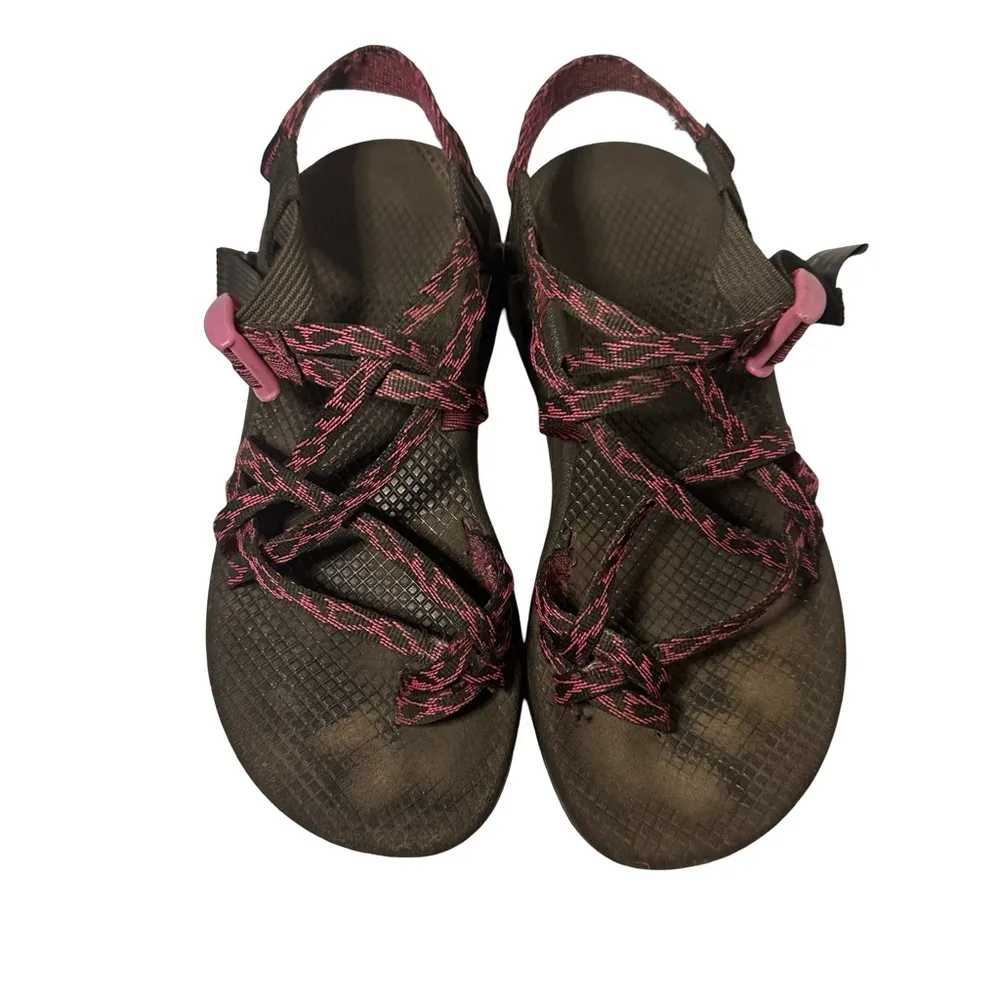 Chaco Womens ZCloud X2 Foliole Magenta Pink Black Sport Sandals Shoes - Image 4