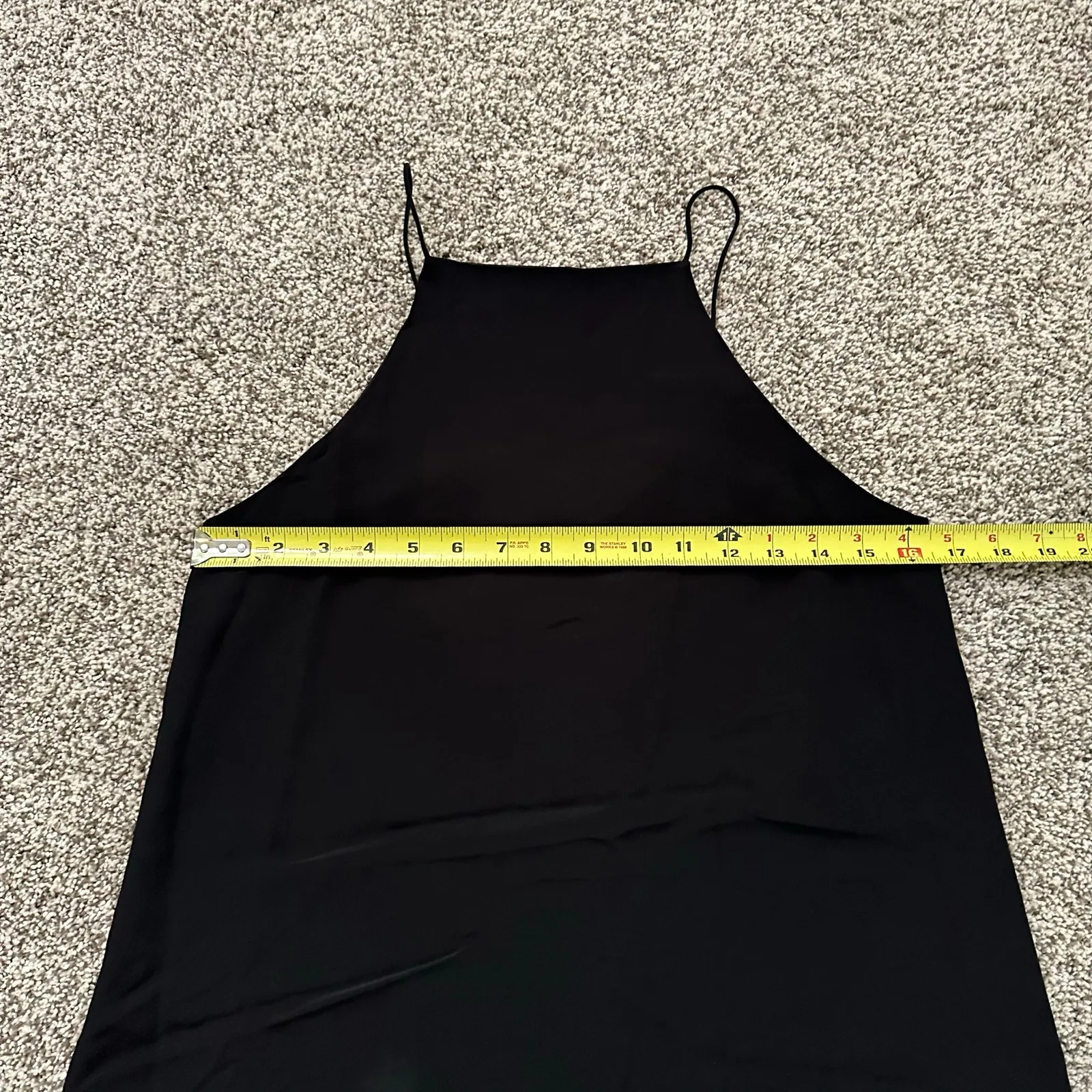 Cami NYC black silk lace back sleeveless tank top size M - Image 10