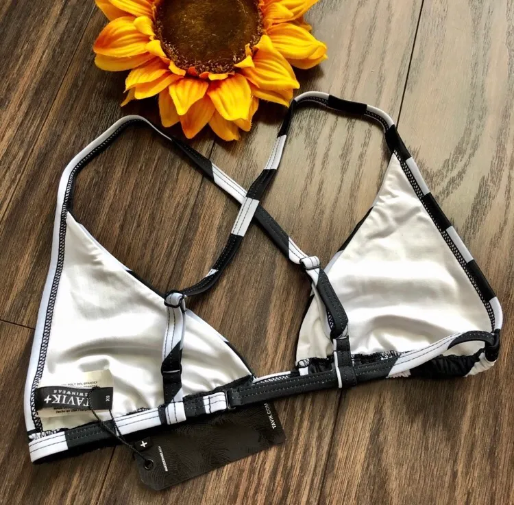 TAVIK VIVIENNE BEBE Striped Bikini Set X•SMALL  - Image 10