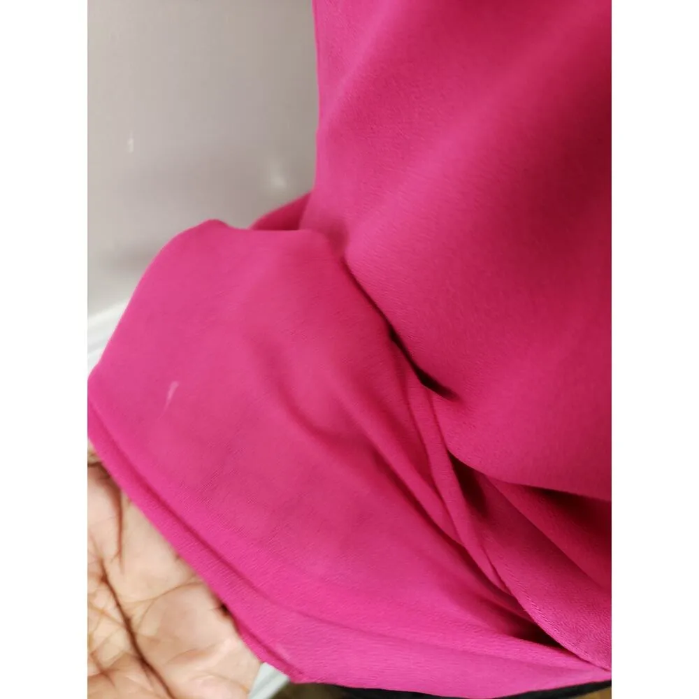 Naked Zebra Halter Neck Top Women's Small Fuchsia Pink 100% Polyester Sleeveless - Image 5