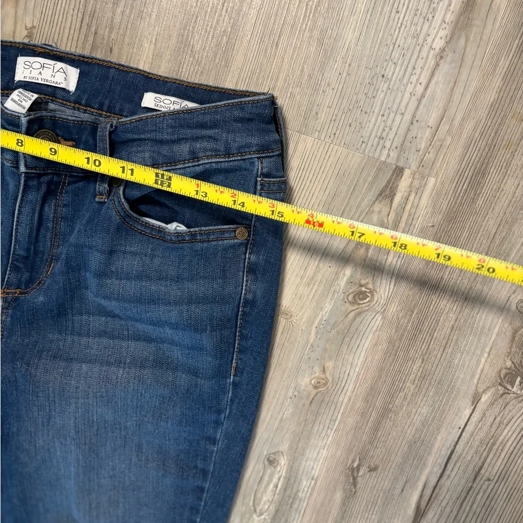 Sofia Jeans By Sophia Vergara Skinny Ankle Size 4 Blue - Image 7