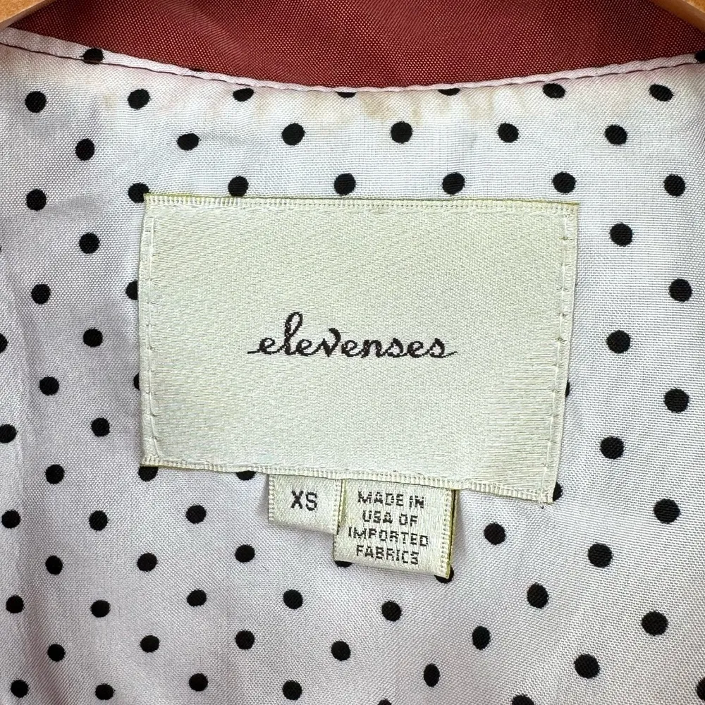 Elevenses by Anthropologie Old Town Rust Vest Longline size Extra Small XS - Image 9