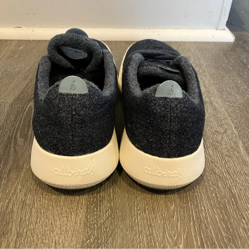 Allbirds Wool Runner Navy Mizzles Sneaker Tennis Shoes Women’s Size 11 - Image 10