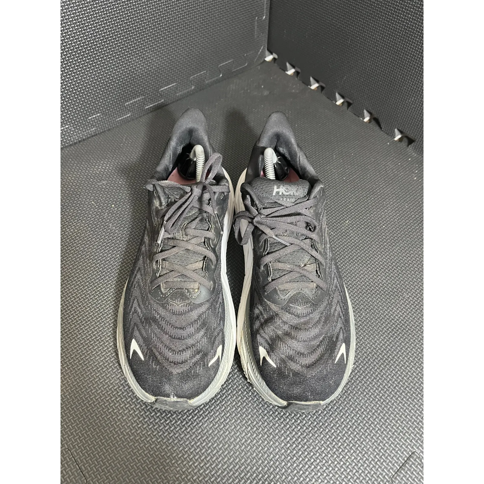 Hoka One One Arahi 6 Running Shoes Womens 12 Black‎ Athletic Comfort Walking Black - Image 3