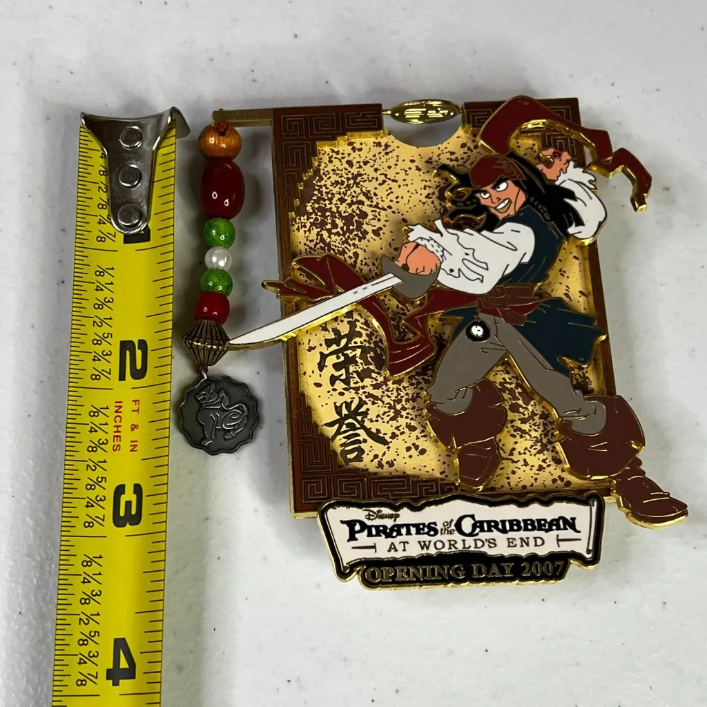Disney Pirates of the Caribbean - At World's End - Opening Day Jumbo Pin - 2007 - Image 4