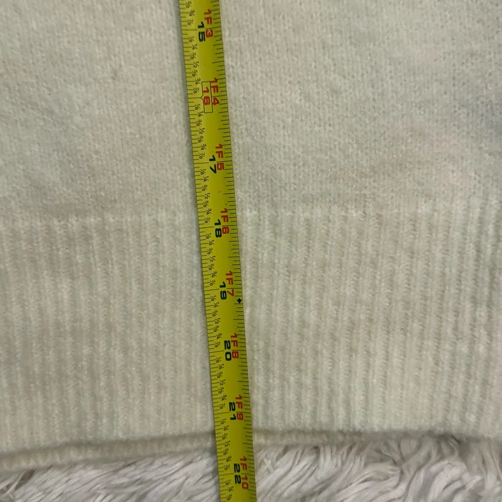 ✨ Double Zero Mock Neck Oversized Sweater – Spicy Small - Image 6