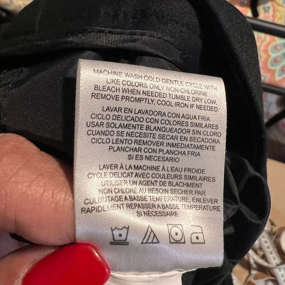 Ellen Tracy Black Dress Pants Classic Trousers Office‎ Wear Size 10 - Image 5