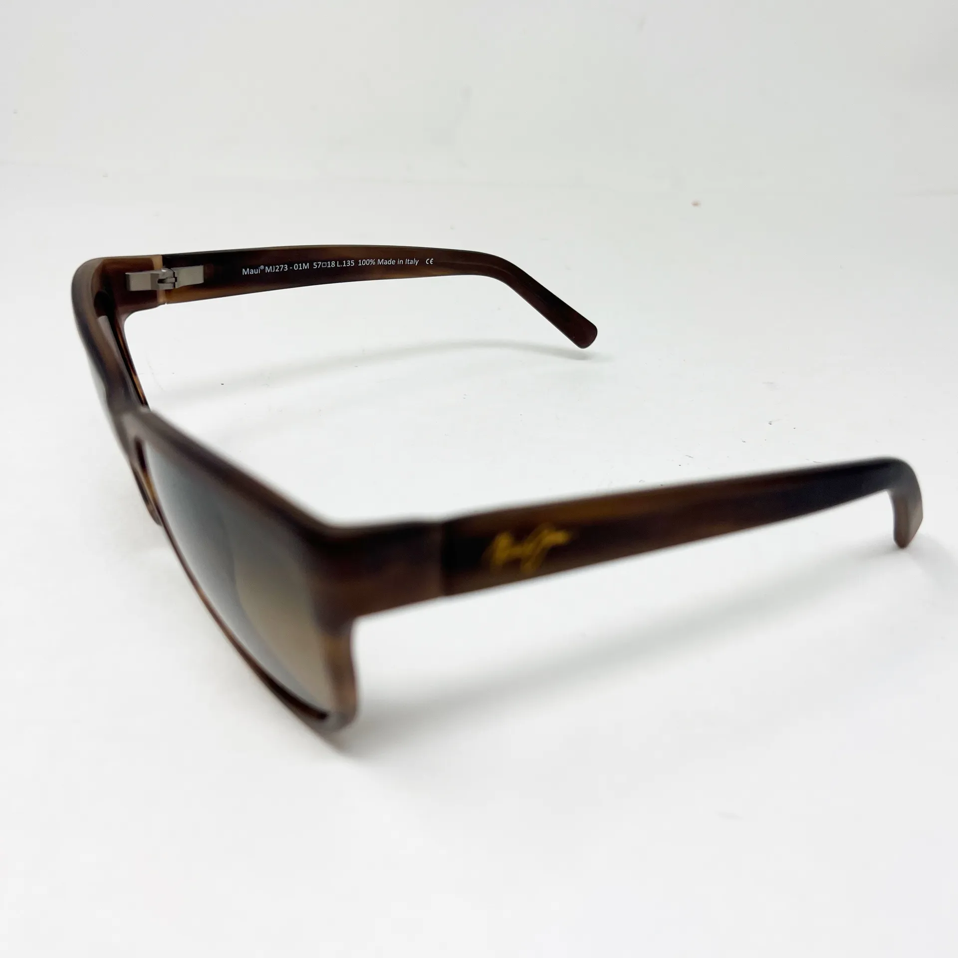 Maui Jim Ailana Sugar Cane Polarized Classic Oversized Brown Sunglasses w/ Case - Image 6