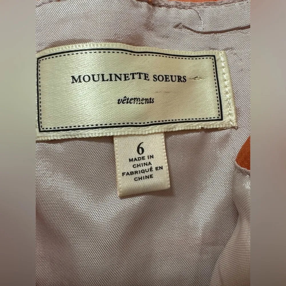 Anthropologie Calendula Dress by Moulinette Soeurs Organza Floral Sz 6 Spring! - Image 8