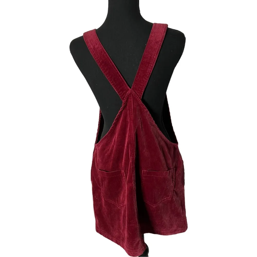 Hot Topic Burgundy Get Lost Corduroy Skirtall Size Large 32-51157 - Image 3