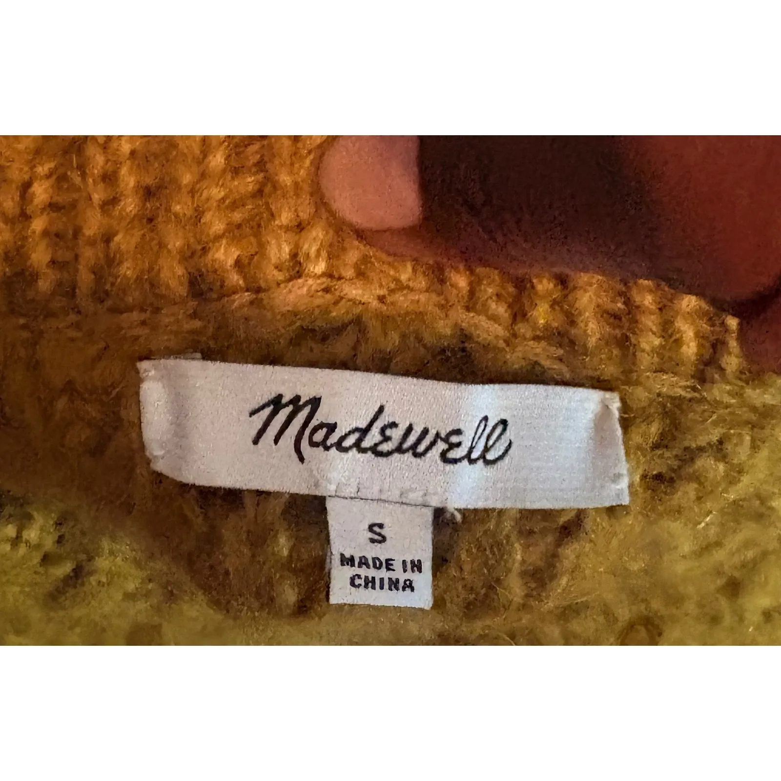 Madewell Popcorn Knit Sweater‎ Women's Size Small Textured Pullover - Image 3