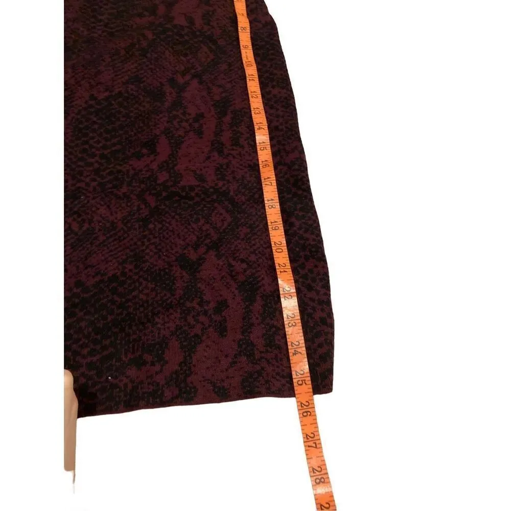 Express X Negin Mirsaleh Snakeskin Print Pencil Skirt - Image 7