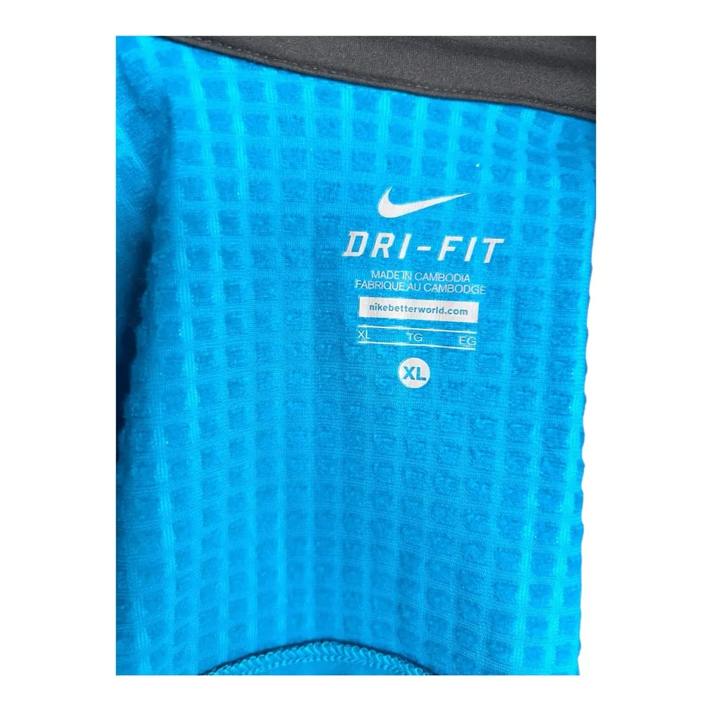 Nike Women's Dri-FIT Vibrant Blue Running Utility Jacket Size XL - Image 4