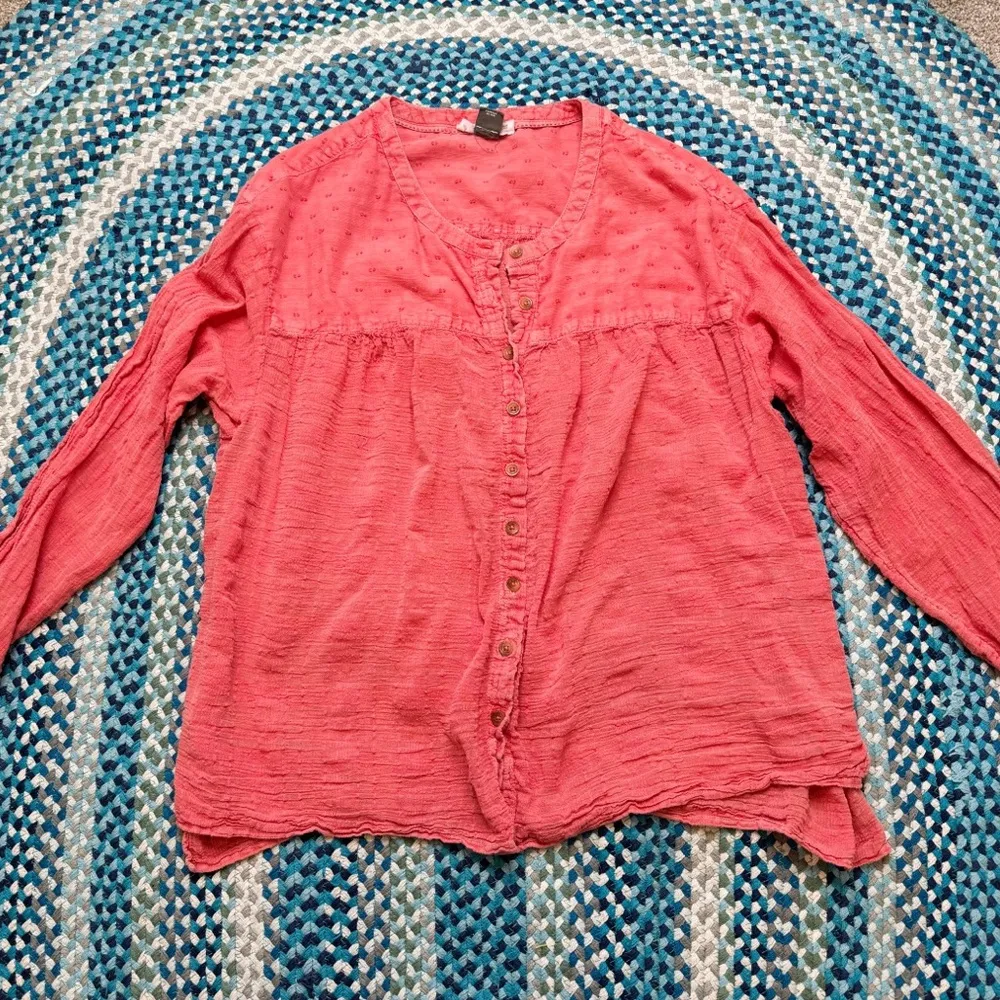 Pilcro and the Letterpress Mila Draped Shirt - Image 3