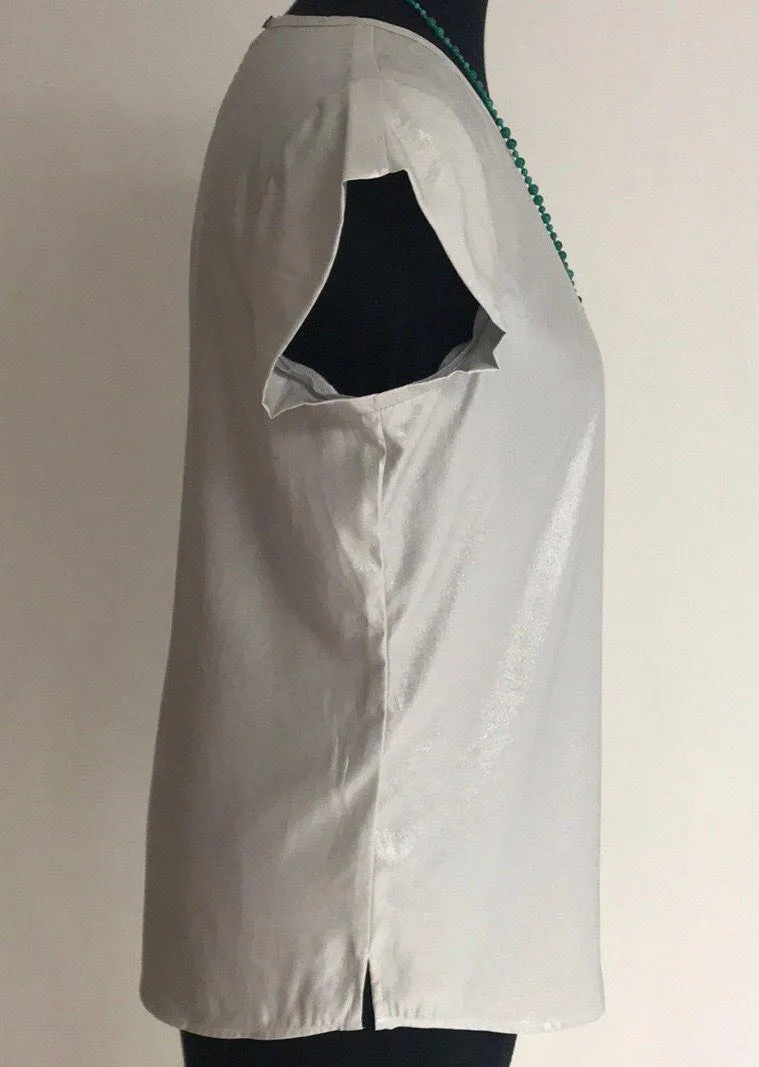 Chico's Classic Metallic Blouse NWT - Image 2