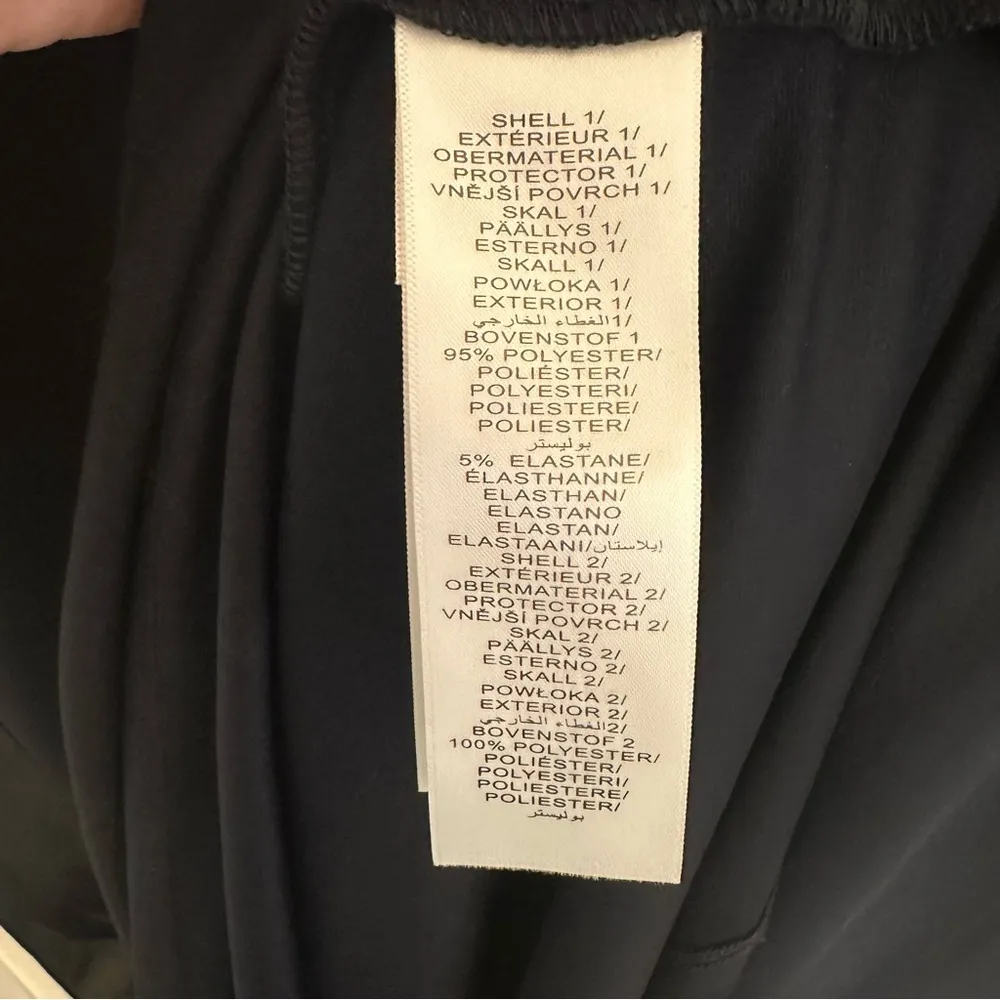 ADRIANNA Papell Crepe Chiffon Gown off shoulder back zip fully lined Size 12 - Image 7