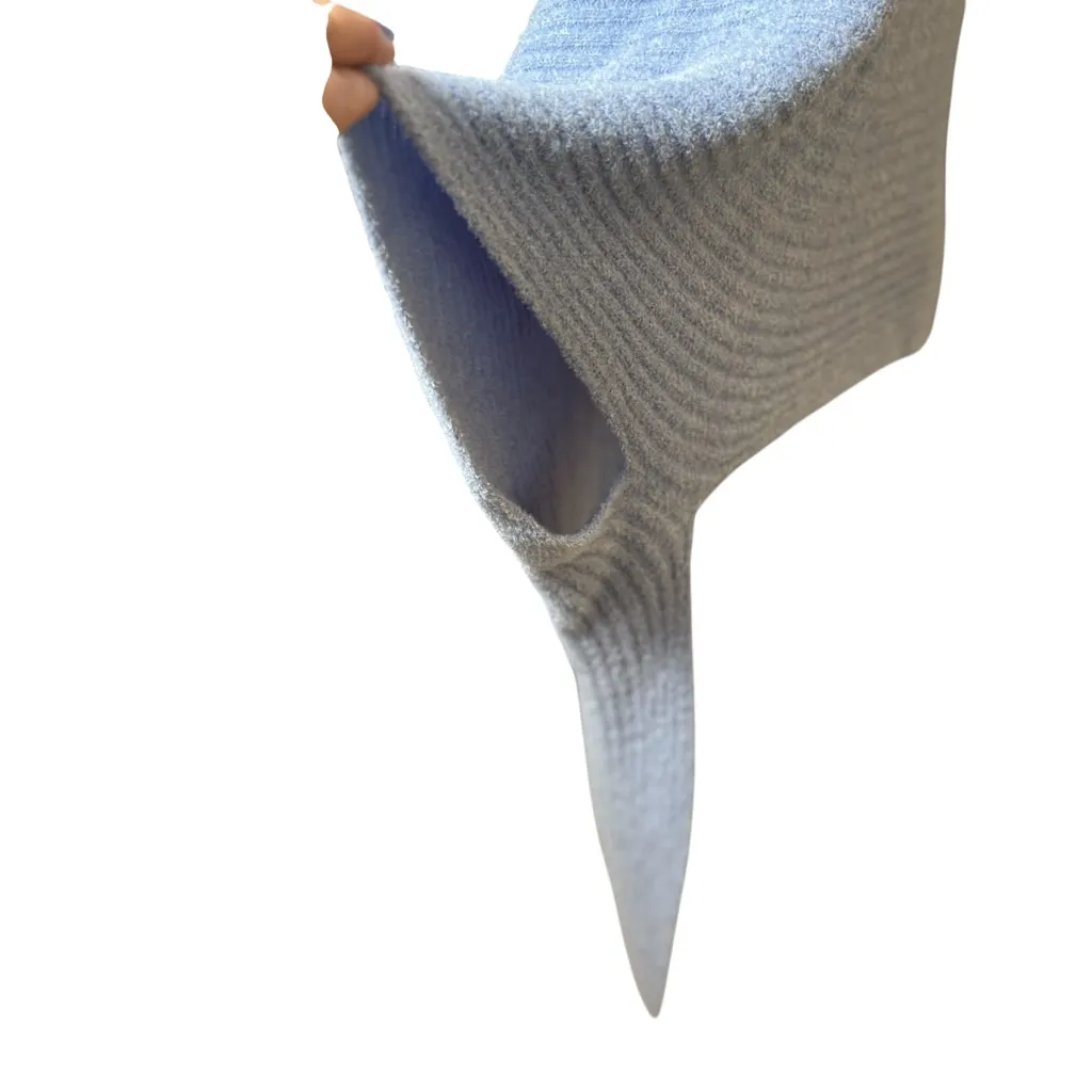 Chico's Cozy Wrap Sweater Blue L/XL Soft Warm Winter Cool Weather Snow Stretch - Image 4