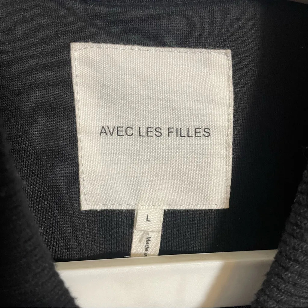 Avec Les Filles Plaid Tweed Jacket wool blend bomber jacket - Image 11