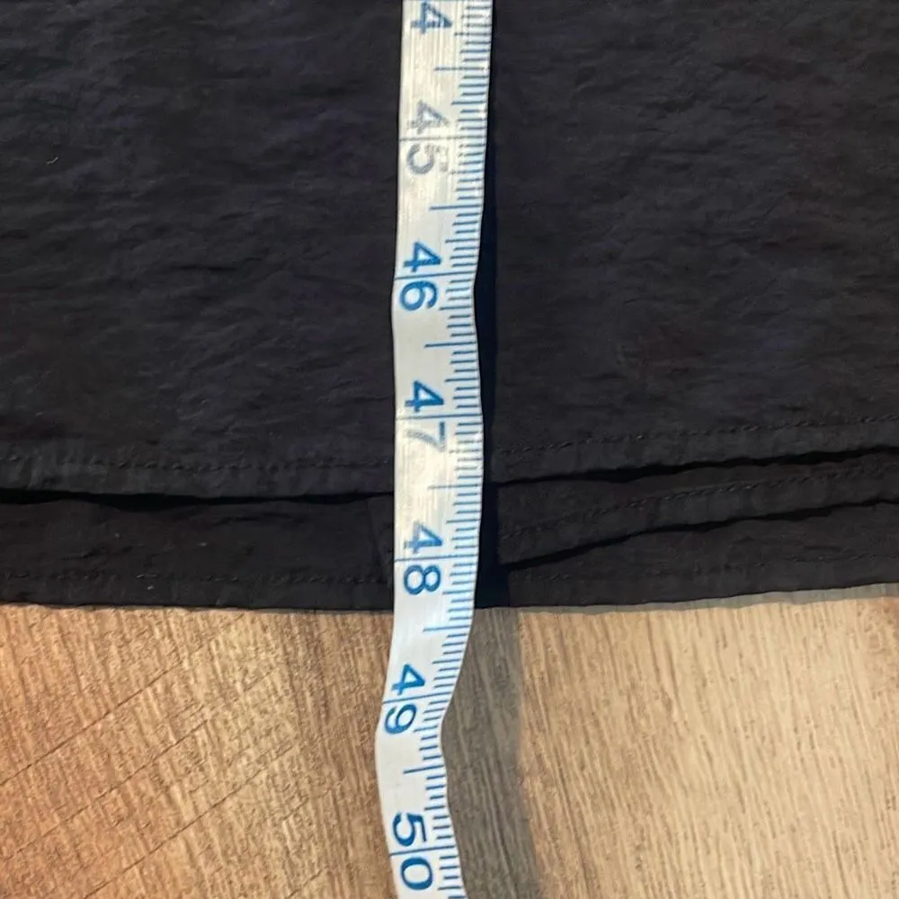 H&M Women's Viscose V-Neck High Slit Crepe‎ Midi Dress Black Size XS - Image 9