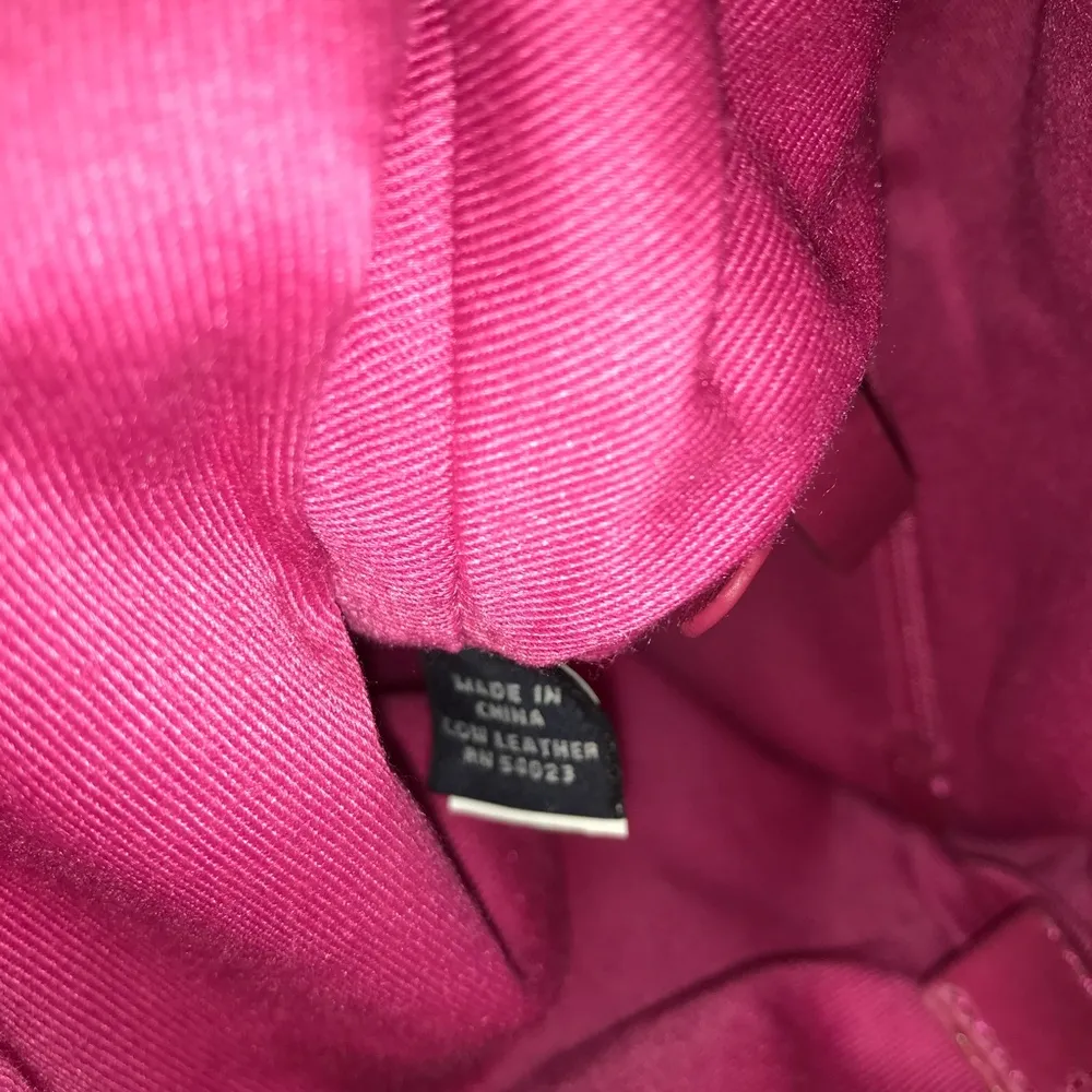 Banana Republic  Pink Leather Shoulder Bag - Image 9