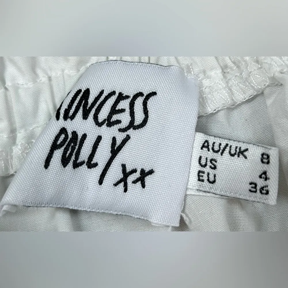 Princess Polly Size 4 White Daniela Mini Dress - Image 4