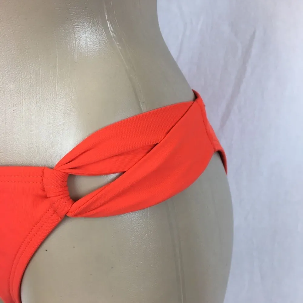 L*Space  Neon Orange Estelle Bikini Swimsuit Bottom L - Image 4