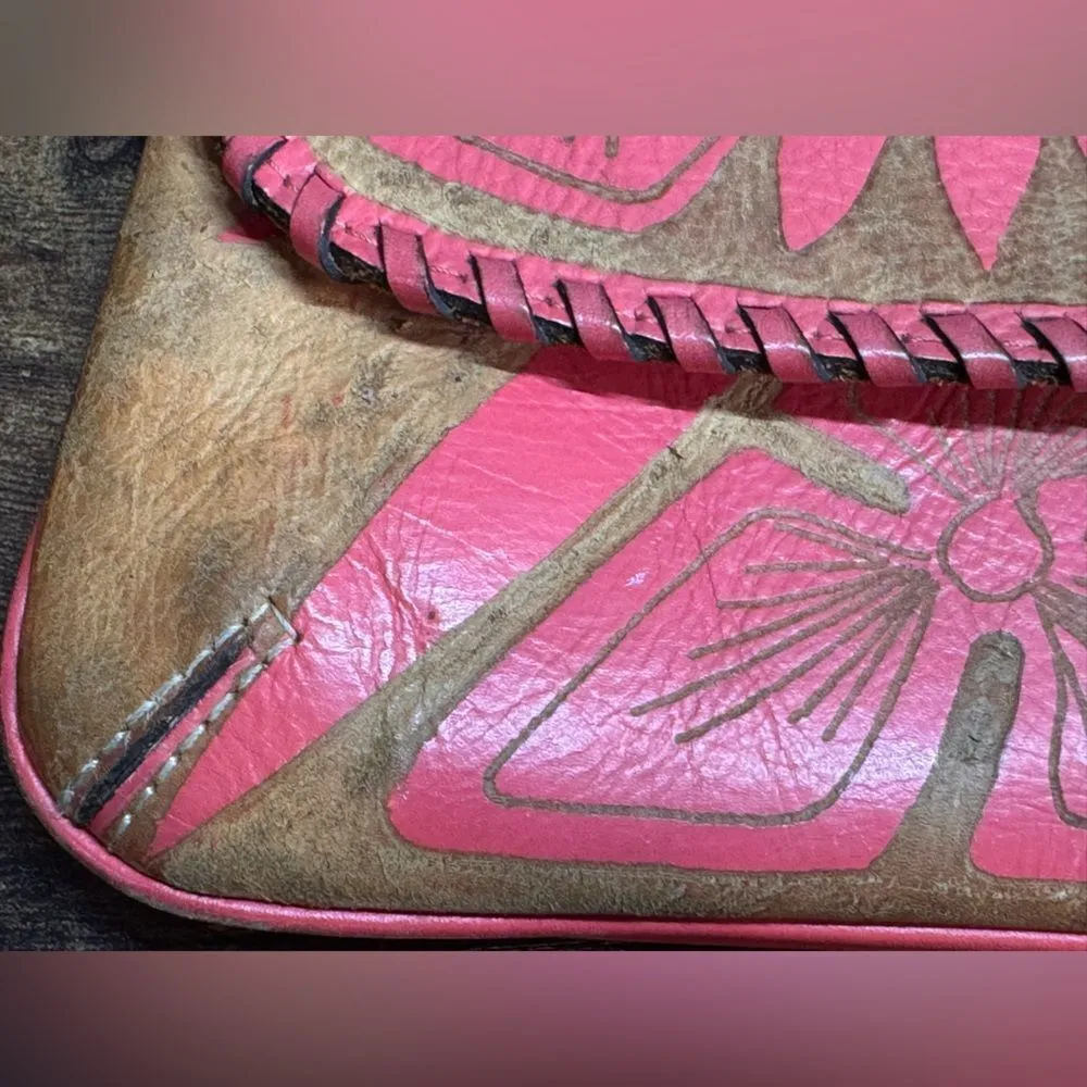 Patricia‎ Nash Pink and tan tropical print purse - Image 16