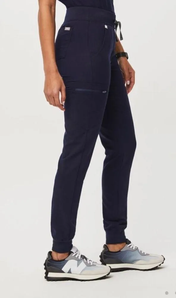 FIGS Zamora Jogger Scrub Pants Size Small Tall Navy Blue - Image 2